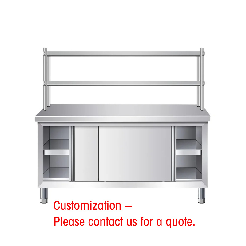 Commercial Kitchen Worktops - 맞춤형 스테인리스 레스토랑 작업대 캐비닛 상단