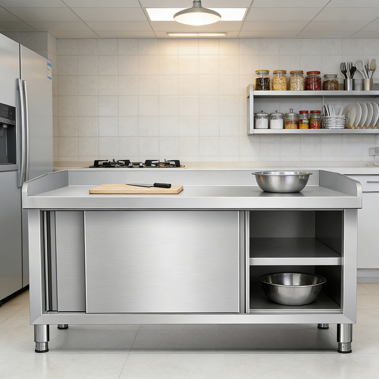 상업용 주방 스테인리스 스틸 워크탑 슬라이딩 도어 콘솔 - Commercial Kitchen Worktops 리뷰 및 가격