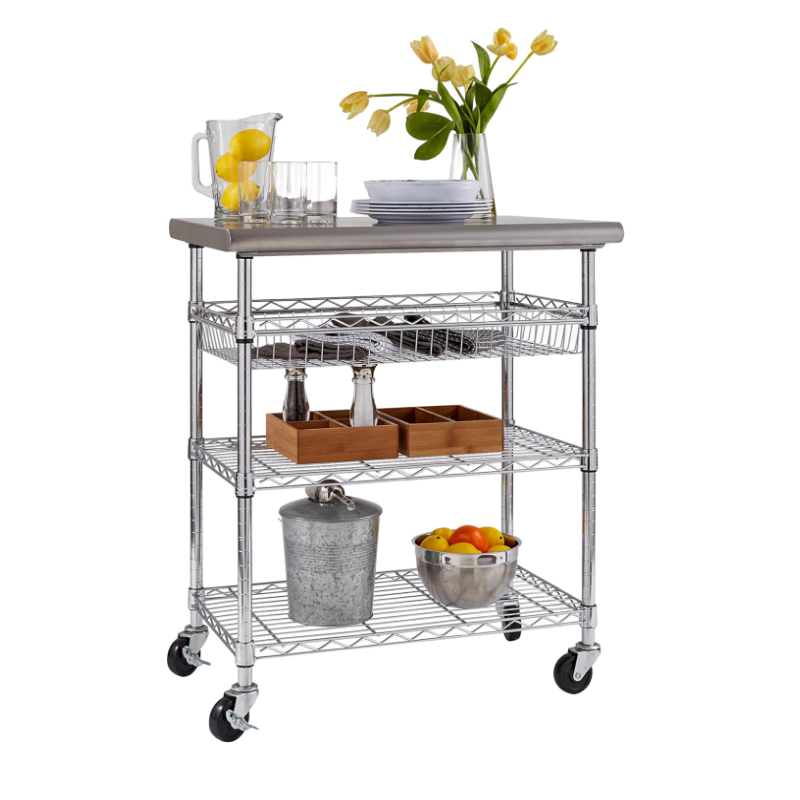 맞춤형 상업용 작업대 유틸리티 카트 준비대 (레스토랑  - Commercial Kitchen Worktops 리뷰 및 가격
